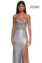 La Femme Dress 32691 - Silver