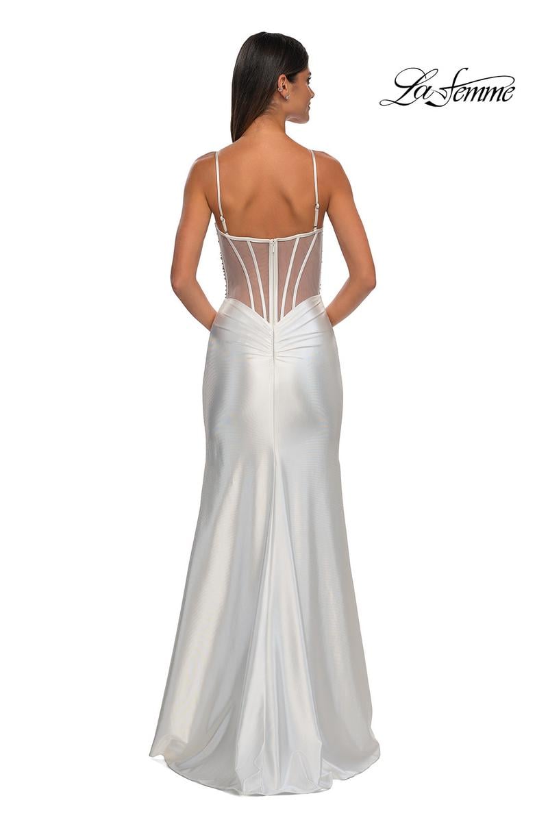 La Femme Dress 32691 - White