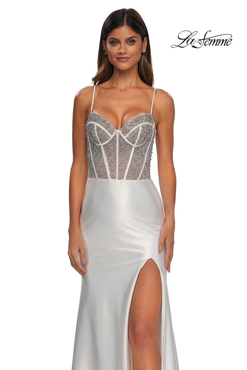 La Femme Dress 32691 - White