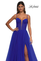 La Femme Dress 32700 - Royal Blue