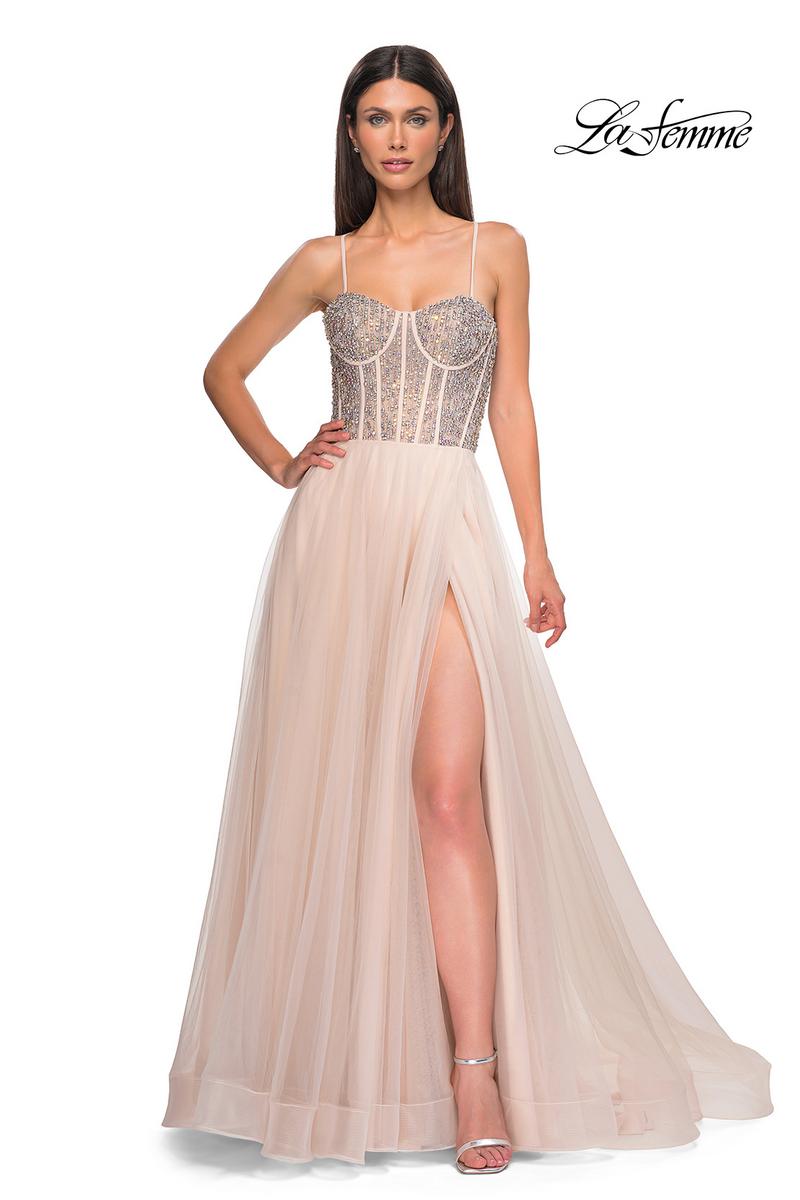 La Femme Dress 32703 - Blush