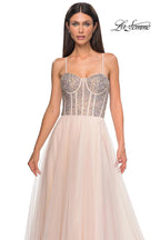 La Femme Dress 32703 - Blush