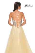 La Femme Dress 32703 - Pale Yellow