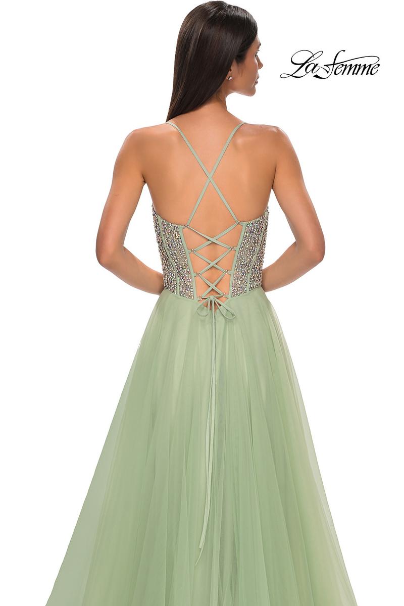 La Femme Dress 32703 - Sage