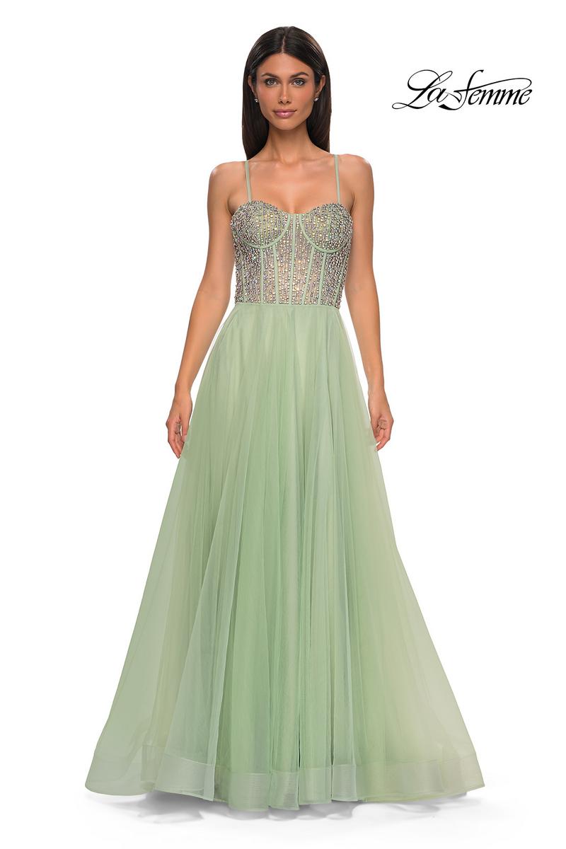 La Femme Dress 32703 - Sage