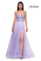 La Femme Dress 32714 - Light Periwinkle