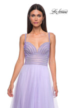 La Femme Dress 32714 - Light Periwinkle