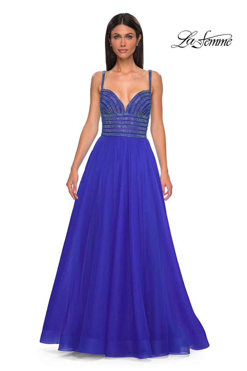 La Femme Dress 32714 - Royal Blue