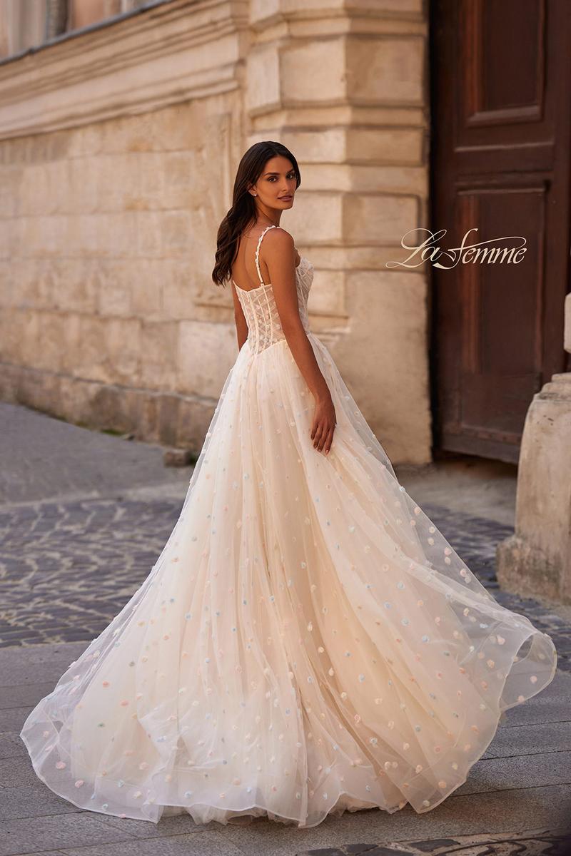 La Femme Dress 32716 - Cream