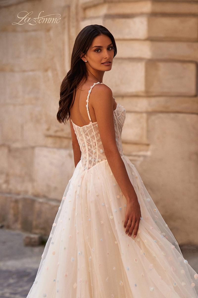 La Femme Dress 32716 - Cream