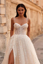 La Femme Dress 32716 - Cream