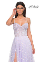 La Femme Dress 32716 - Light Periwinkle