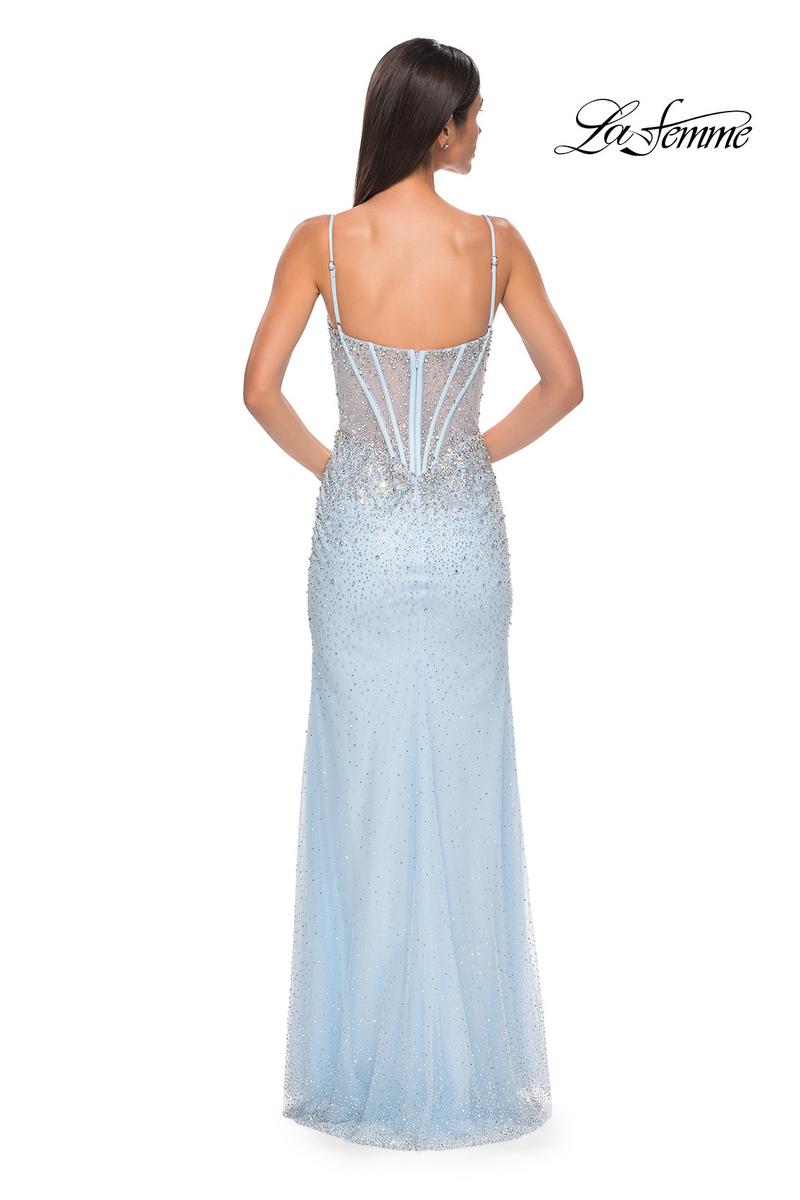La Femme Dress 32717 - Light Blue