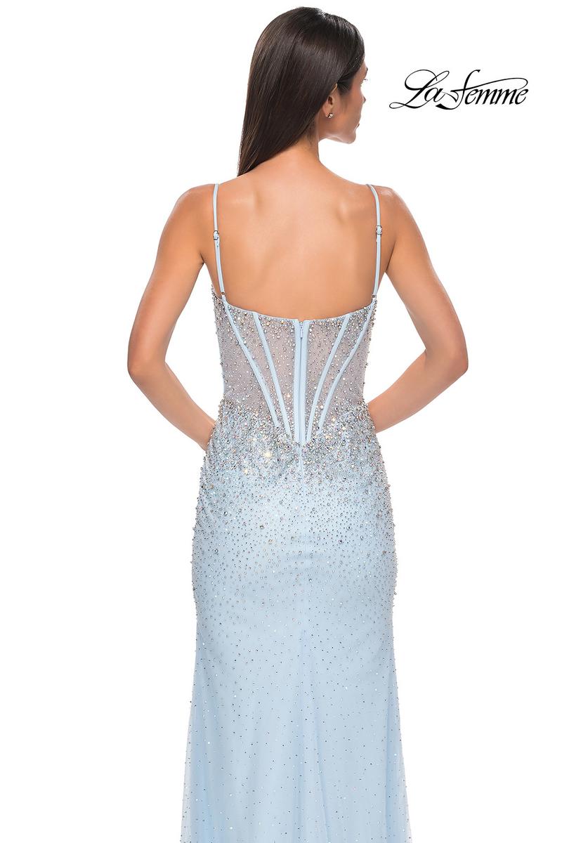 La Femme Dress 32717 - Light Blue