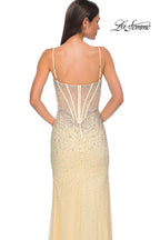 La Femme Dress 32717 - Pale Yellow