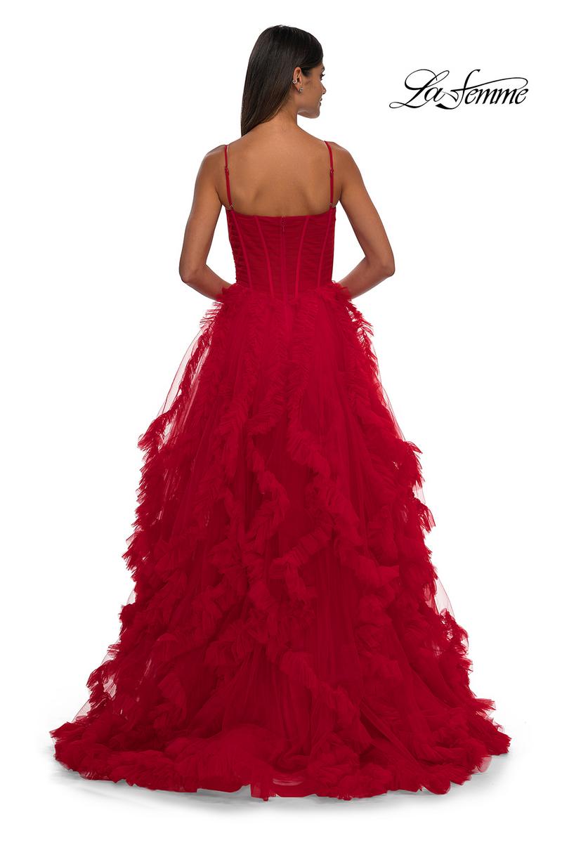 La Femme Dress 32719 - Red