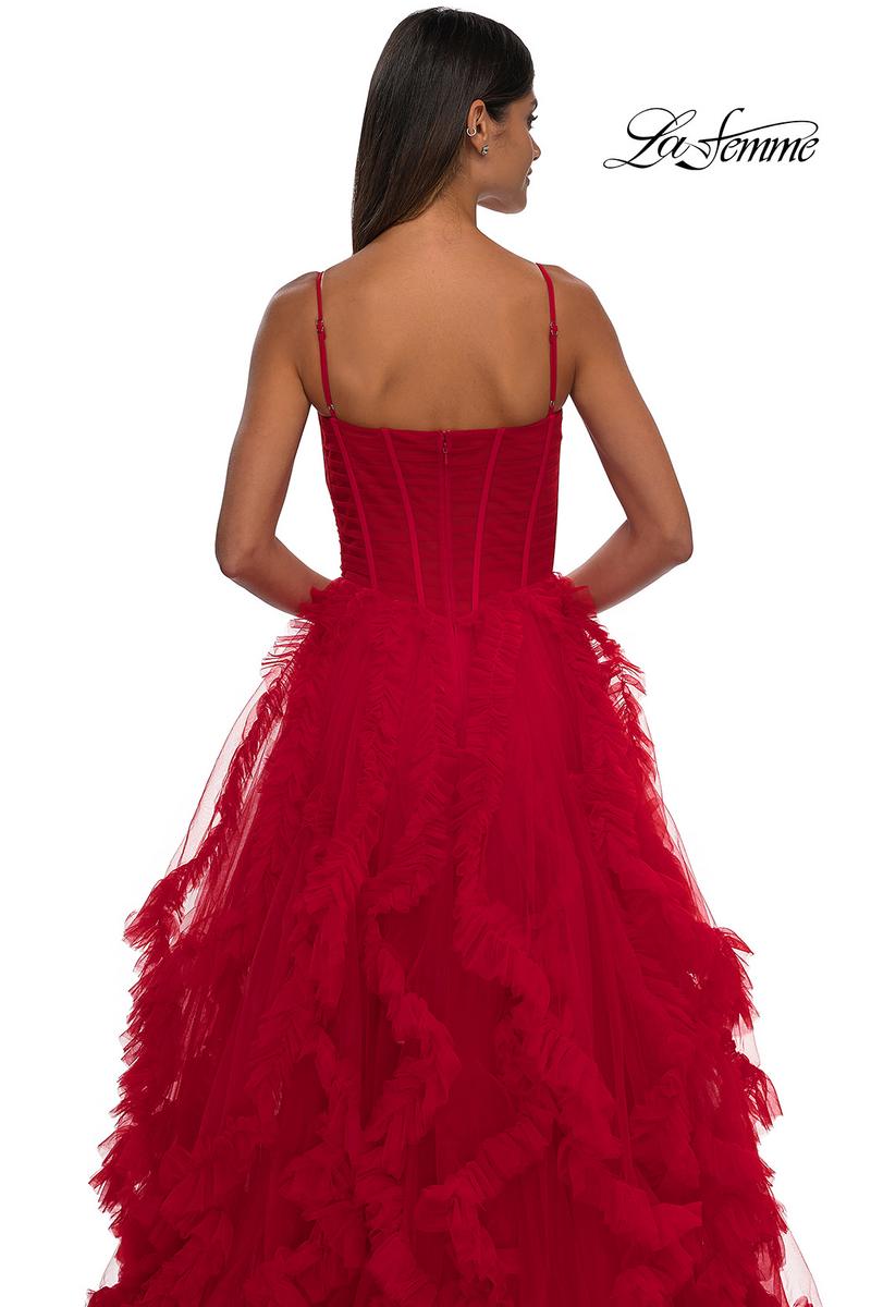 La Femme Dress 32719 - Red