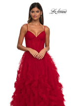 La Femme Dress 32719 - Red
