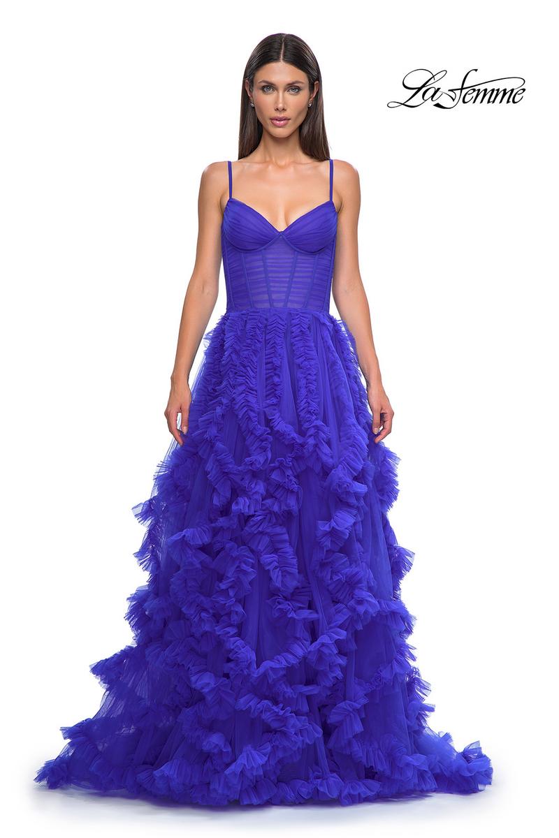 La Femme Dress 32719 - Royal Blue