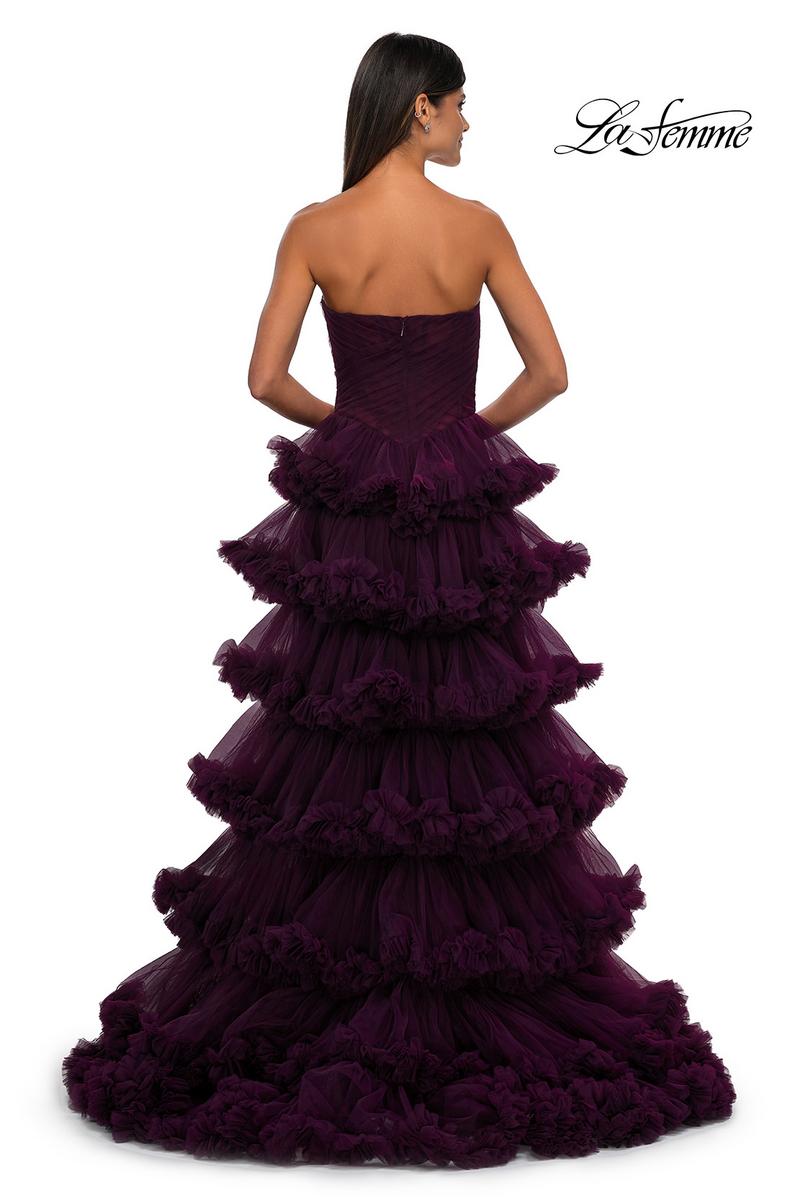 La Femme Dress 32721 - Dark Berry