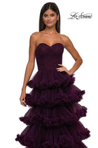 La Femme Dress 32721 - Dark Berry