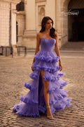 La Femme Dress 32721 - Periwinkle