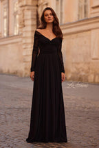 La Femme Evening Dress 32722 - Black