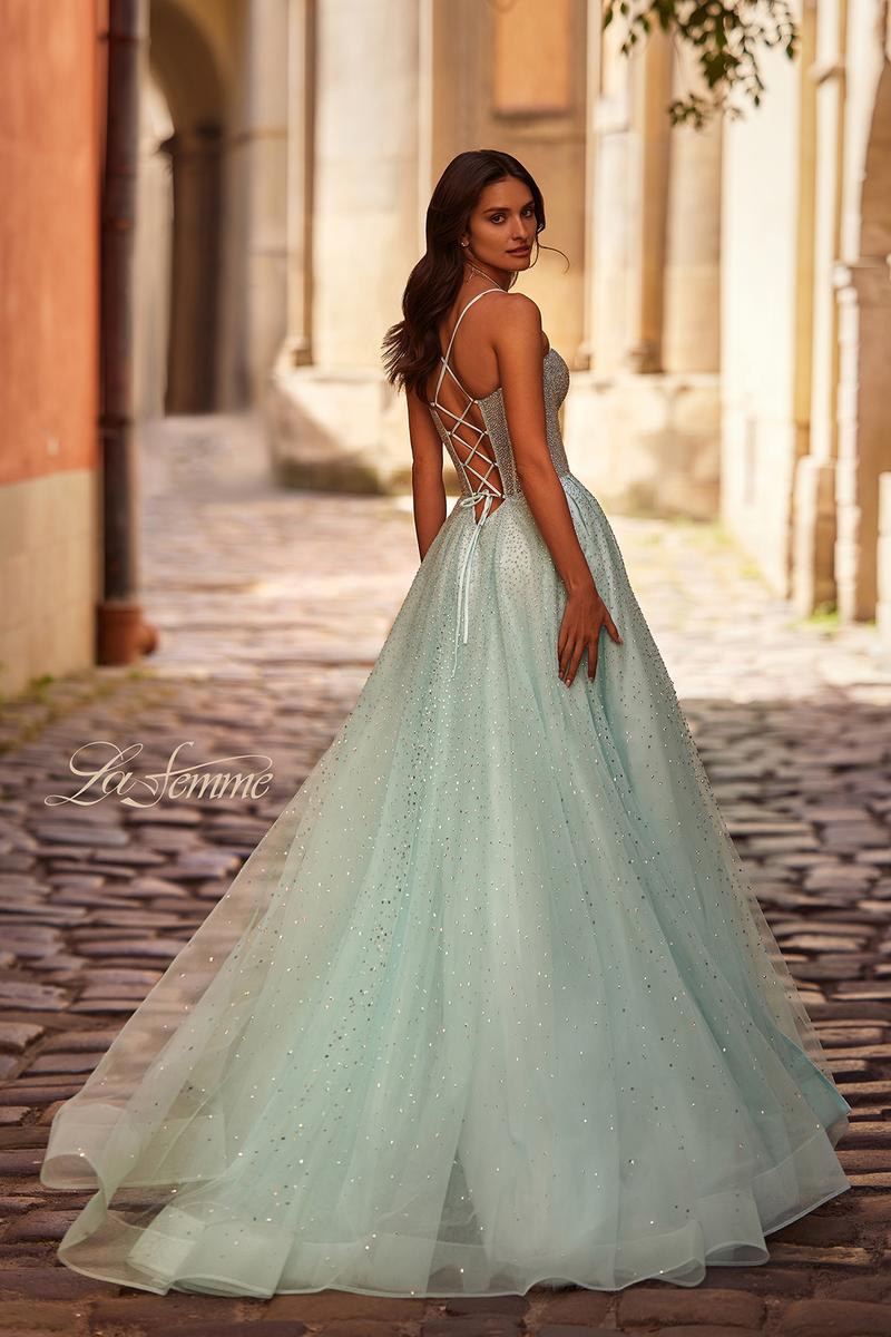 La Femme Dress 32725 - Arctic Blue