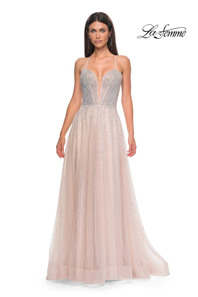 La Femme Dress 32725 - Blush