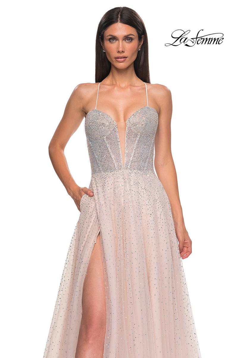 La Femme Dress 32725 - Blush