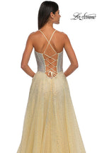 La Femme Dress 32725 - Pale Yellow
