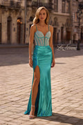 La Femme Dress 32732 - Aqua