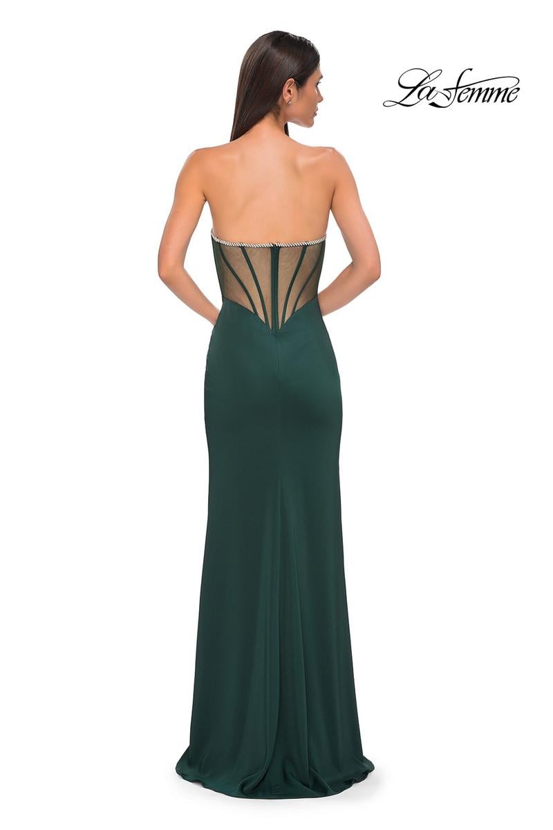 La Femme Dress 32733 - Dark Emerald
