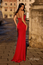 La Femme Dress 32733 - Red