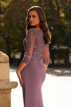 La Femme Evening Dress 32738 - Dusty Purple
