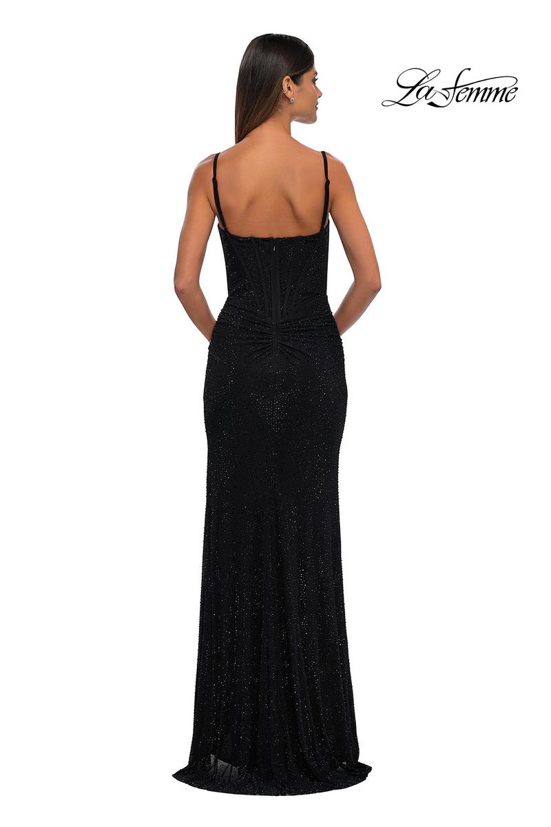 La Femme Dress 32753 - Black