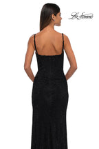 La Femme Dress 32753 - Black