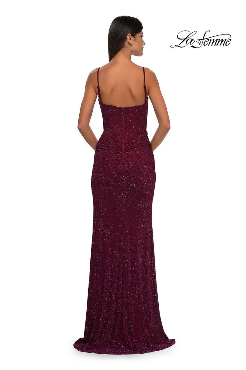 La Femme Dress 32753 - Dark Berry