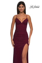 La Femme Dress 32753 - Dark Berry