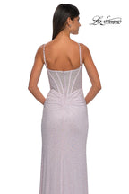 La Femme Dress 32753 - Dusty Pink