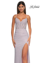 La Femme Dress 32753 - Dusty Pink