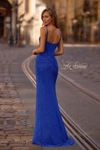 La Femme Dress 32753 - Royal Blue