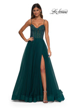 La Femme Dress 32754 - Dark Teal
