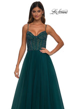 La Femme Dress 32754 - Dark Teal