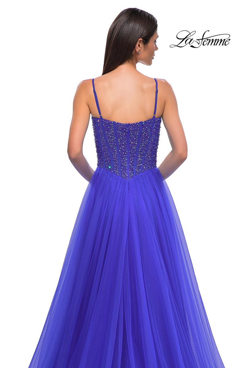 La Femme Dress 32754 - Royal Blue
