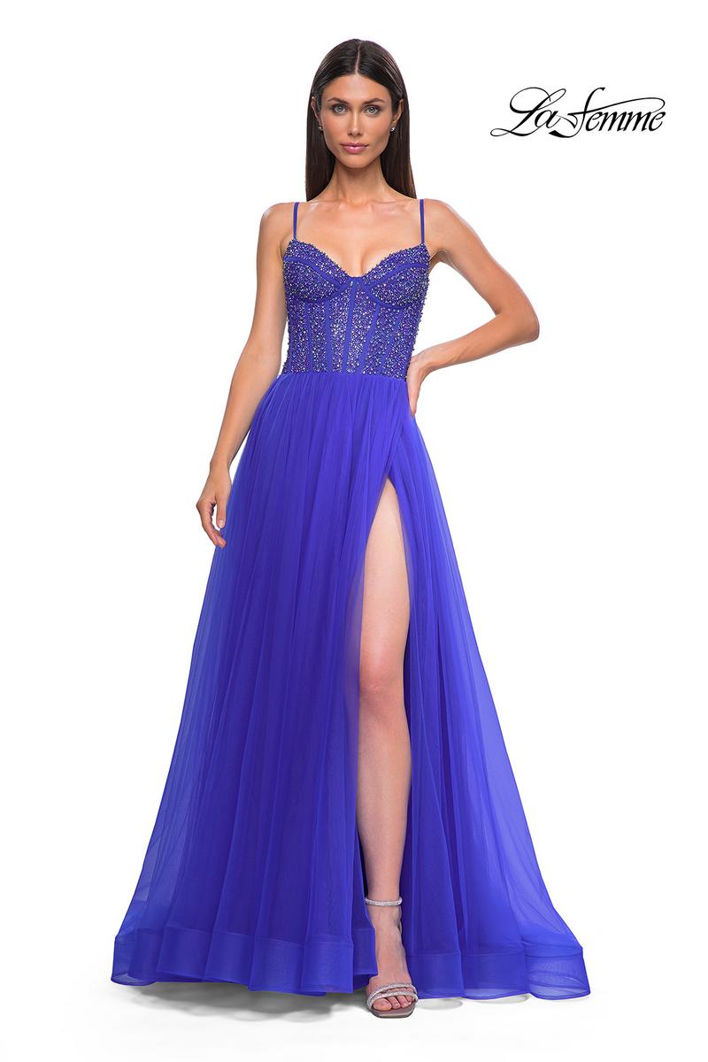 La Femme Dress 32754 - Royal Blue