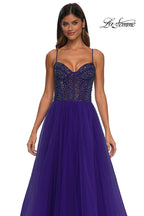 La Femme Dress 32754 - Royal Purple