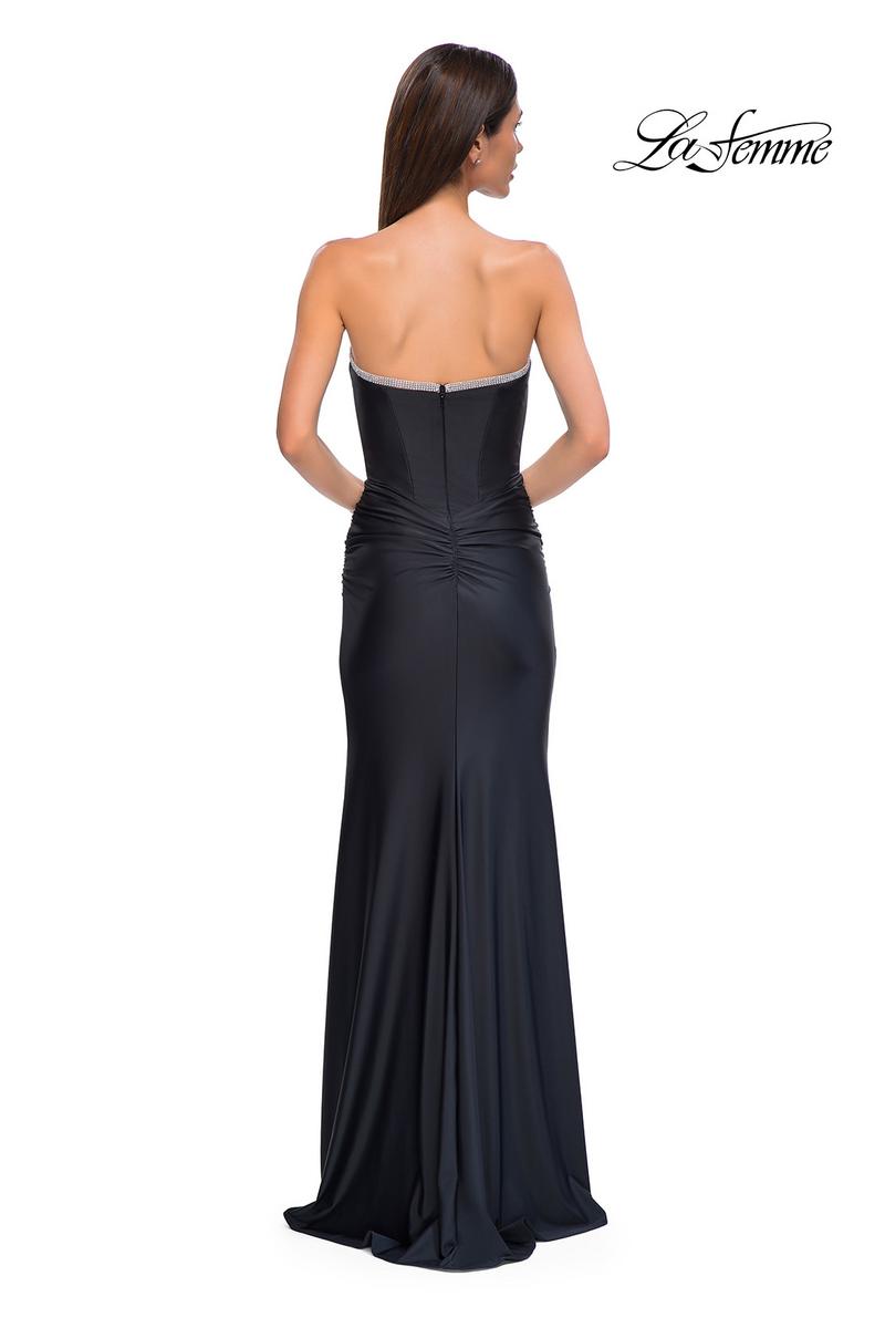 La Femme Dress 32756 - Black