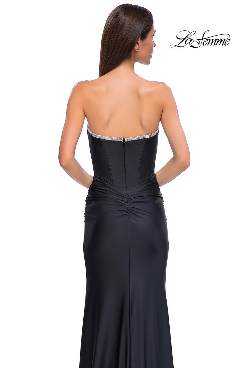 La Femme Dress 32756 - Black