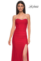 La Femme Dress 32756 - Red
